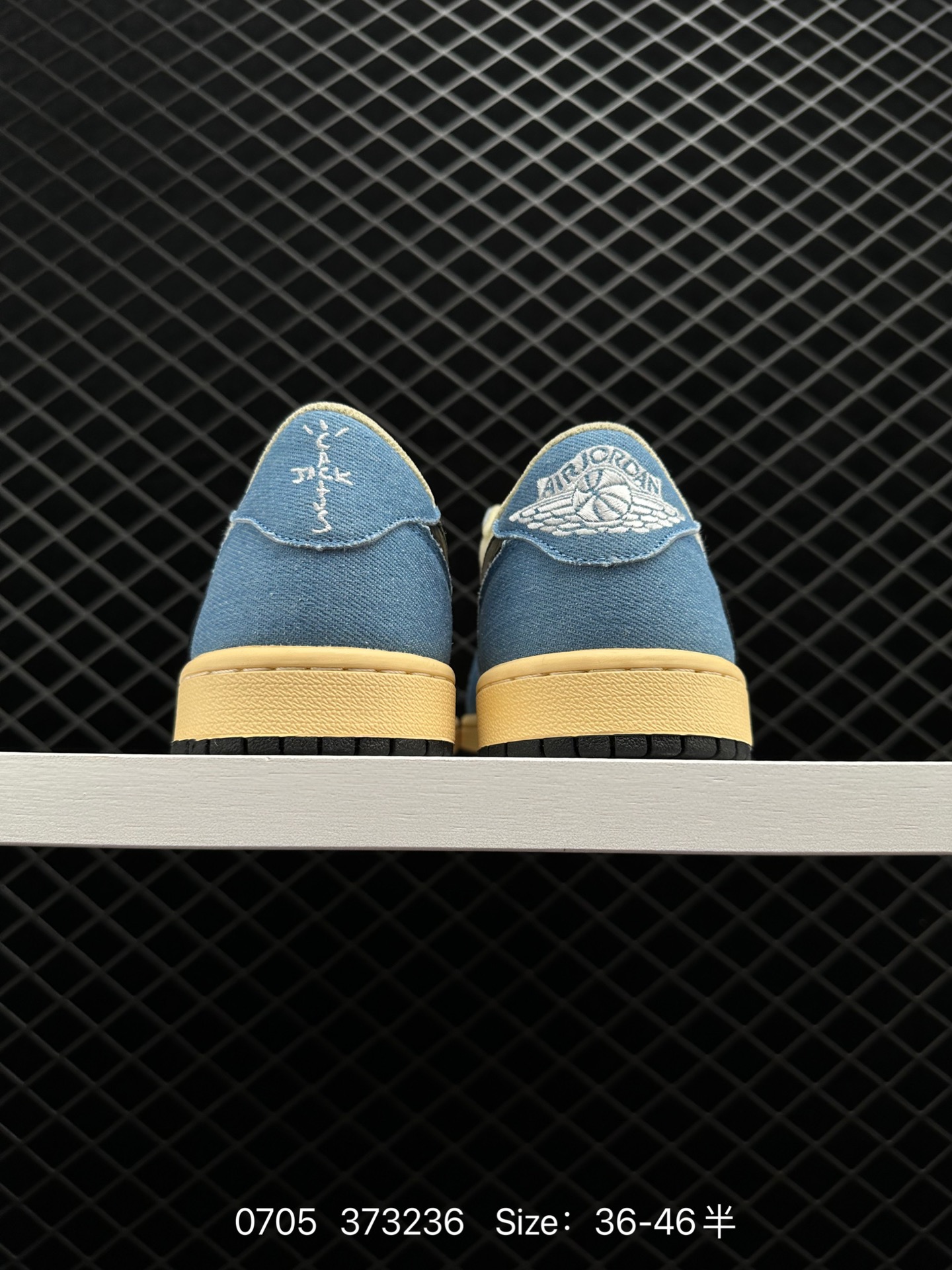 fragment design x Travis Scott x Nike Air Jordan 1 Low OG SP”Black/Green Toe“AJ1